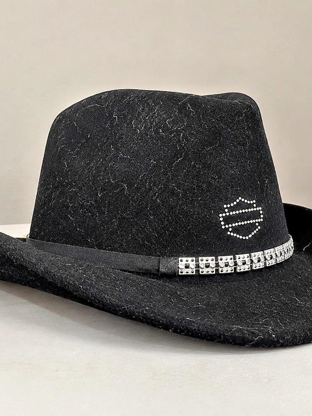 Harley-Davidson Black Western Cowboy Hat
